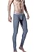 SEOBEAN Mens Low-Rise Underwear Pants Long John Cotton 2 Colors