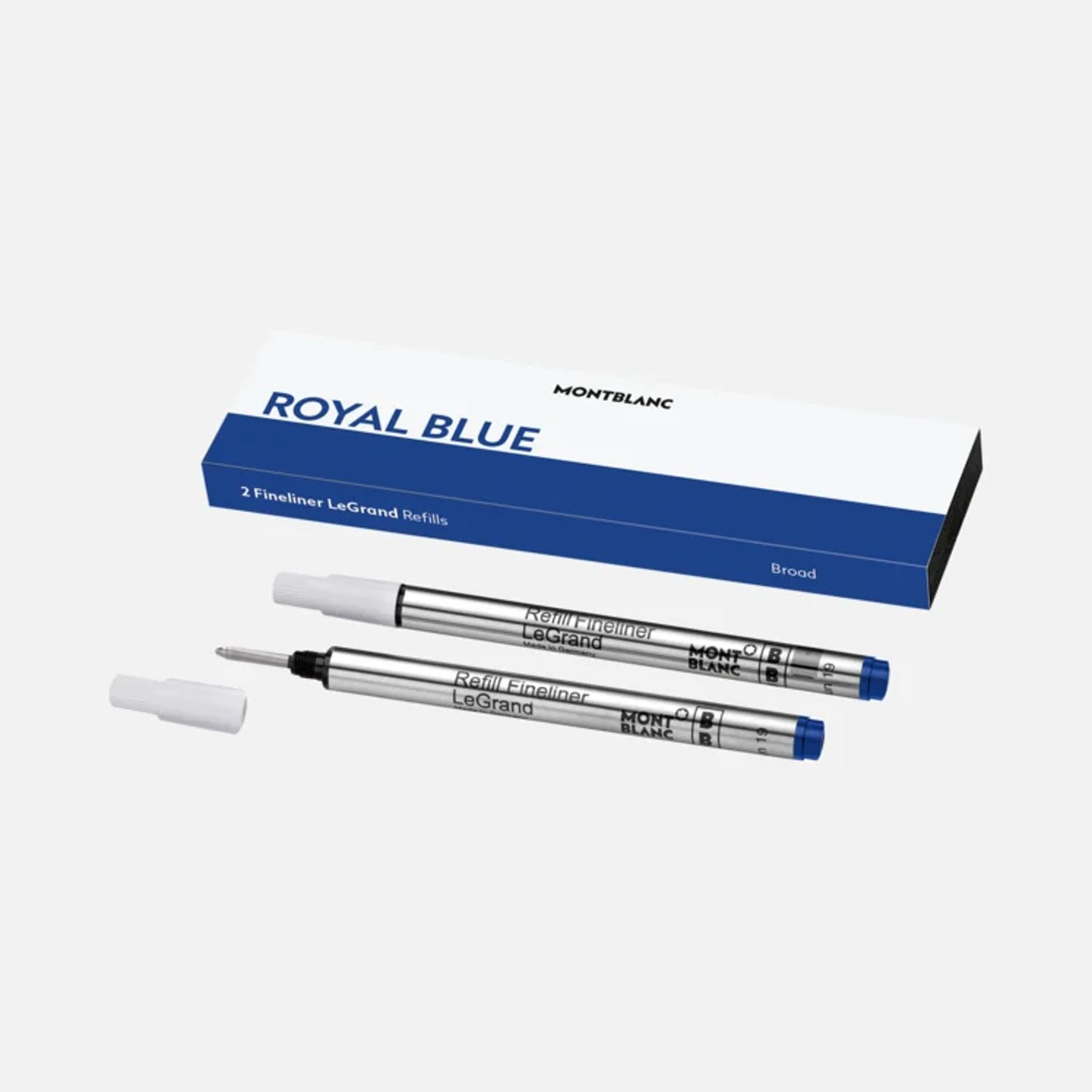 Montblanc LeGrand Wide Fineliner Refills, Royal Blue