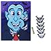 JOYIN Halloween Party Supplies Pin The Nose on Pumpkin, Pin The Eye on Zombie, Pin The Mouth on Vampire Fun Halloween Game Packs (Glue Stick Included)