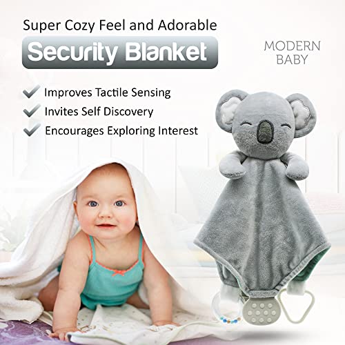MODERN BABY Security Blanket Loveys for Babies Koala Stuffed Taggy