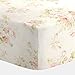 Carousel Designs Pink Floral Crib Sheet