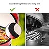 TUSY-Ceramic-Griller-Charcoal-Grill-Advanced-Portable-Red-12-Inch-Foldable-Barbecue-Grilling-Charcoal-Oven-with-Digital-Thermometer