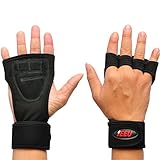 SEEU Workout Gloves with Wrist Support, Ideal for Fitness, WOD, Weight lifting, Gym Workout & Powerlifting Suits Men & Women 5 ColorS S/M/L (1 Pair)