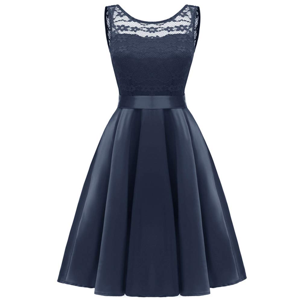 navy blue midi bridesmaid dress