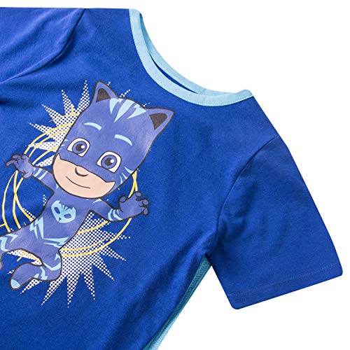 PJ Masks Short Sleeve TShirt 2 Pack of PJMASKS Catboy & Gekko Short