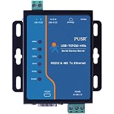 PUSR RS232 RS485 Modbus RTU to Modbus TCP Gateway Serial to Ethernet Converter USR-TCP232-410s