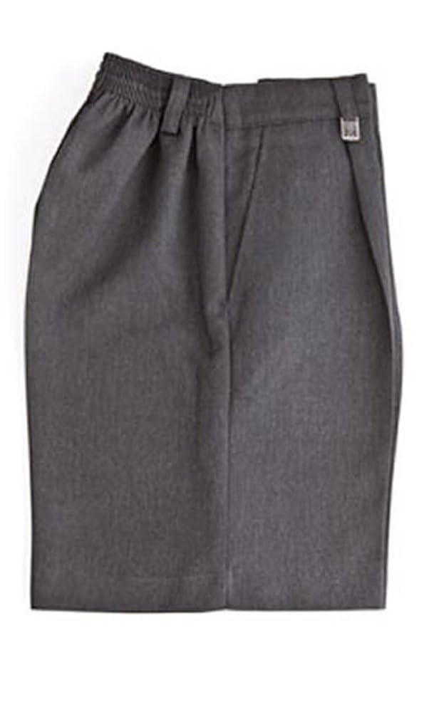 Half Elastic Sturdy Fit School Shorts, Grey age 45. Waist from 1824in