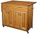 Catskill Craftsmen Mid-Sized Island with Flat Panel Doors and Drop Leaf