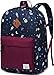 VASCHY Backpack for Kids,Lightweight Backpacks for Preschool Nursery School Children Boys in Navy with Chest Strap