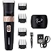 oneisall Dog Hair Clippers Low Noise Cordless Rechargeable Pet Grooming Clipper Kit Trimmers Professional Razor for Dogs and Cats Black