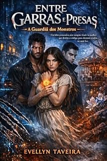 Livro ENTRE GARRAS E PRESAS: A Guardiã dos Monstros. Um lobo possessivo, um vampiro letal e a mulher que detém o código para destruir a todos... ou amá-los.