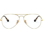 Ray-Ban Unisex Rx6489 Aviator Aviator Prescription Eyeglass Frames