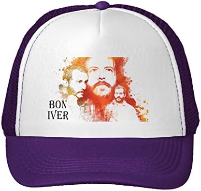 AAO FASHION Bon Iver poster Baseball Cap Snapback Hats Adjustable Hat For Men And Women Pruple