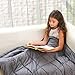 Fabula Life 5lbs Weighted Blanket for Kids, Premium Cotton Heavy Blanket with Glass Beads for Calm Deep Sleep (48