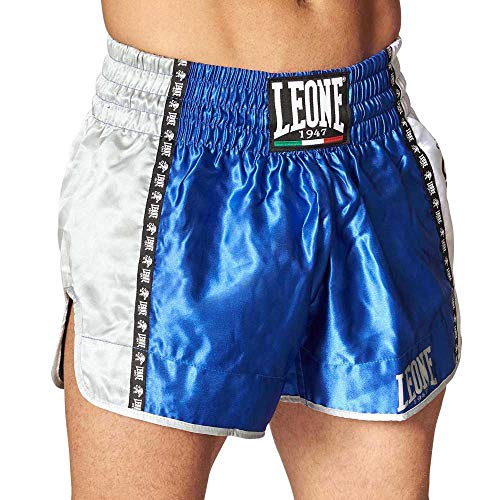 LEONE 1947 Unisex-Adult's Length Regular fit Kick-Thai Shorts, Blue