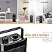 TRUSTECH Ceramic Space Heater Tower Heater for Office Small Portable Personal Heater Fan Heat Up Fast Under The Desk Oscillating Heater Instant Warm for Winter Adjustable Temperature