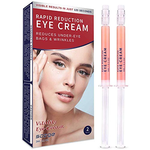 Rapid Reduction Eye Cream – Under-Eye Bags Treatment – Instant Results within 120 Seconds – Fights Wrinkles and Fine Lines – Reduces Appearance of Dark Circles