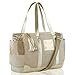 ​​MB Krauss Large Diaper Bag Stylish Tote for Mom and Dad Baby​ ​​Organizer​ ​​Bag for Boys and Girls with Changing Pad​ ​and Big Pockets (Beige)