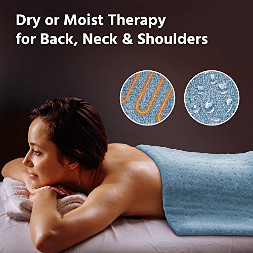 GENIANI Extra Large Electric Heating Pad for Back Pain and Cramps