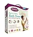 ClevaMama Apron Hooded Baby Towel - Bath Towel With Hood, Soft Cotton Bath Wrap, Beige