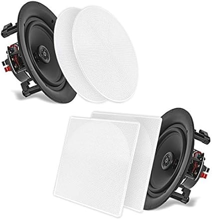 Pyle Ceiling Speakers Stereo Home Theater Speakers In Wall