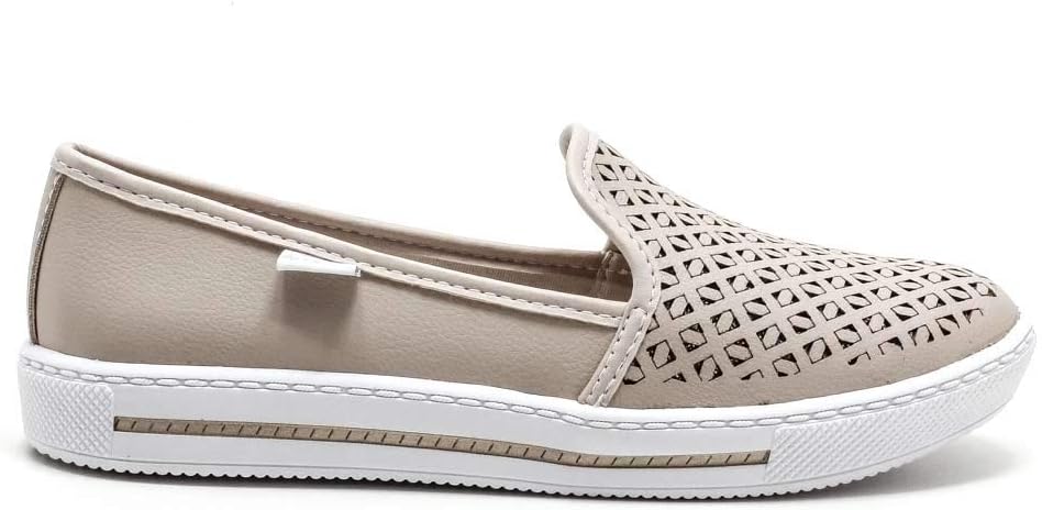 tênis slip on kolosh laser cut feminino