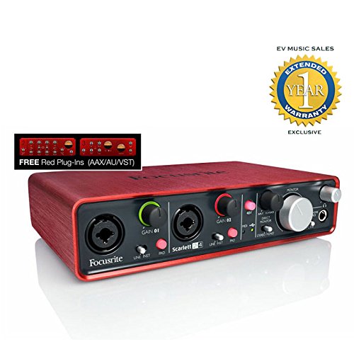 [old model] focusrite scarlett 2i4 usb audio interface
