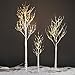 Excelvan Safe 48 LEDs 1.2M/4FT Silver Warm White Xmas Led Birch Twig Lighted Branches Tree for Home Bedroom Patio Garden Gate Yard Party Wedding Christmas Inside Outdoor Decoration