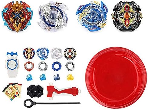 Mostimy Bey Battle Burst High Performance Battling Top Set with 4D Launcher Grip and Arena Battle Set