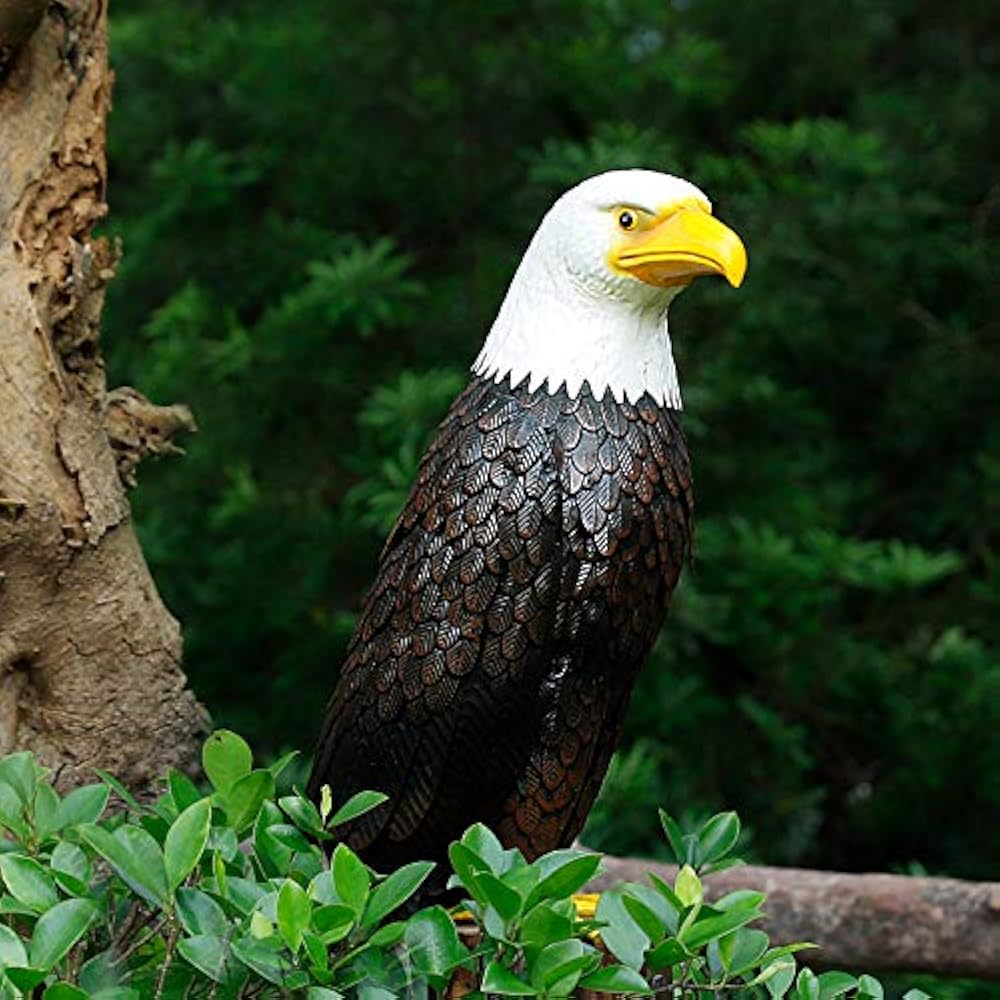 Chisheen Eagle Outdoor Decor Metal Yard Art For Patio Lawn Garden