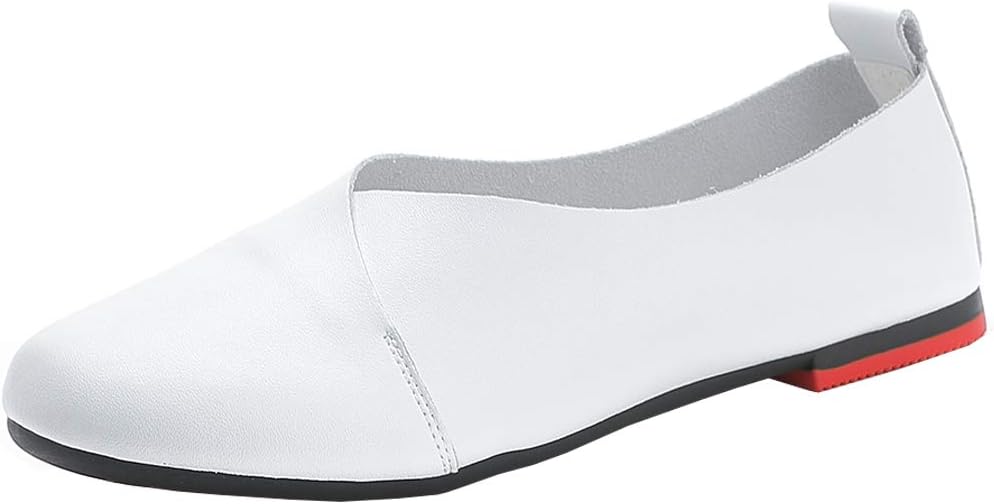 Women's Comfort Glove Shoes Genuine Leather Ballet Flats