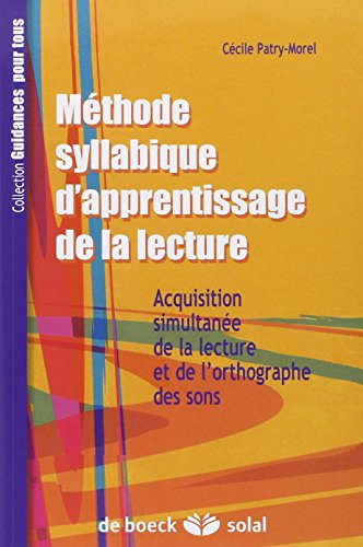 Méthode syllabique d'apprentissage de la lecture