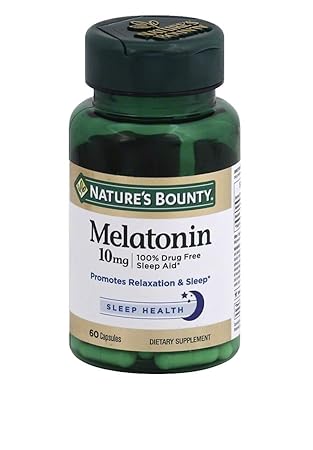 Amazon.com: Nature s Bounty Melatonina 10 mg cápsulas 60 EA ...