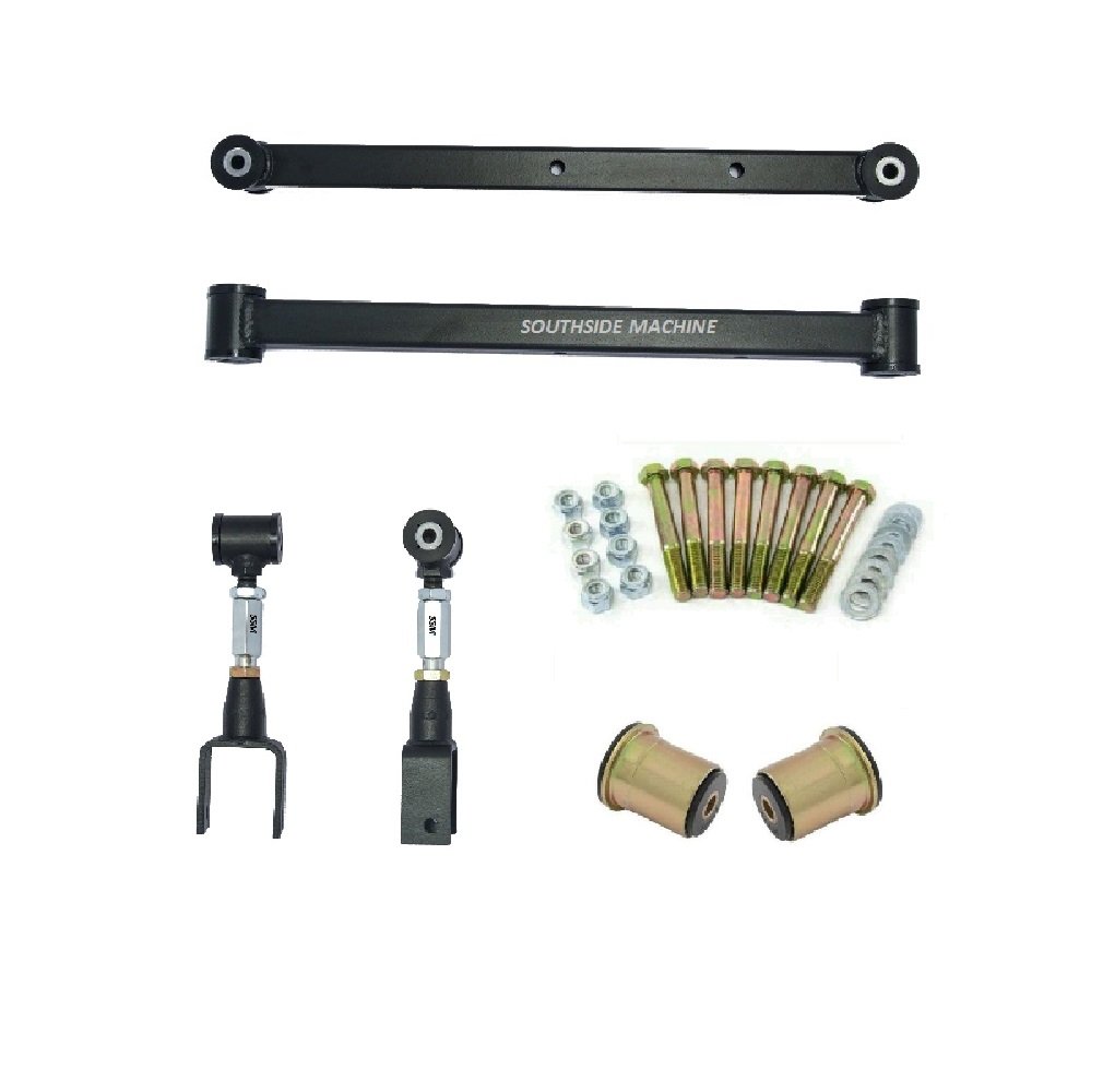 Southside Machine Performance Polyurethane Rear Control Arm Kit Complete. 1978-1988 GM G Body Adjustable Control Arm Chevelle Monte Malibu GTO