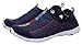 UJoowalk Womens Casual Lightweight Comfortable Quick Drying Althletic Walking Shoes Slip on Water Shoes (12 B(M) US, Dark Blue)
