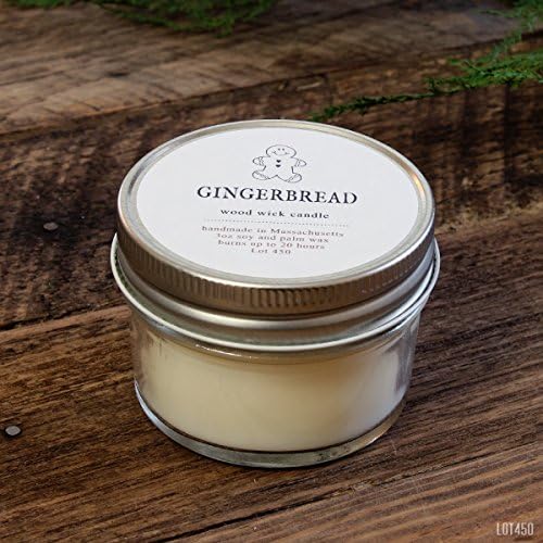 Gingerbread Scented Mason Jar Candle