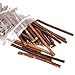 NUOLUX 10CM Long 0.5-0.8CM in Diameter Wood Log Sticks for DIY Crafts Photo Props 100pcs (Wood Color)