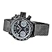 Konigswerk Men's Watch Black Bracelet Black Dial Chronograph AQ100120G