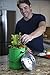 Premium Quality, Kitchen and Home Compost Bin, Eco Green Friendly and Decorative. Includes Odor Free Filter — 1.3 Gallon Capacity