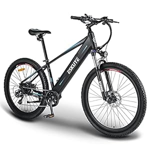 ESKUTE Netuno 27,5″ Elektrische Mountainbike, Bafang Achtermotor 250W, 36V 14,5Ah SAMSUNG Batterij, Shimano 7 Versnellingen, Maximale Snelheid tot 25 km/u