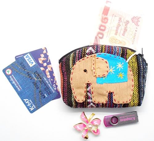 NEW HANDY HOBO HIPPIE STYLE FABRIC BAG BEAUTY ELEPHANT PATTERN PURSUE MONEY FROM THAILAND
