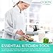 O'Creme 10 Inch Black Precision Stainless Steel Kitchen Tweezer Tongs with Serrated Tips for Gripping
