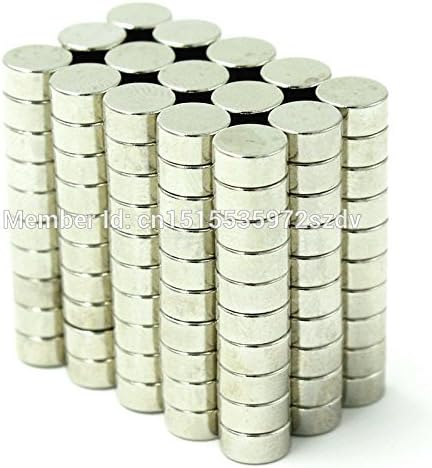 100pcs Strong Round Dia 2mm x 1mm N35 Rare Earth Neodymium Magnet Art Craft Fridge by UNDERBLUE SKY