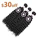 8A Brazilian Virgin Curly Hair 3 Bundles (8 10 12 inch) Remy Hair Extensions Natural Color Brazilian Kinkys Curly Hair Real Human Hair Weave