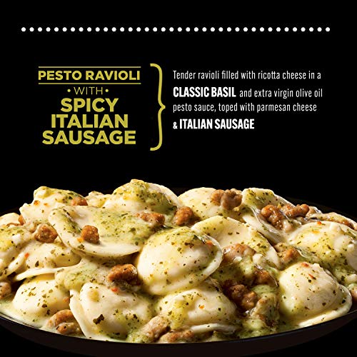 Devour Pesto Ravioli with Spicy Italian Sausage Frozen Meal (12 oz Box)