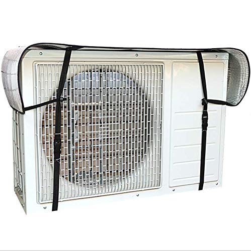 Window Air Conditioner Cover, Outdoor Anti-Dust Anti-Snow Waterproof Sun-proof Air Conditioner Protects with Tie Rope(3P 92 x 35 x 69cm)