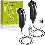 suily Wii Nunchuck Controller 2 Pack Nunchuck