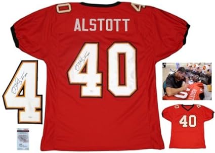 mike alstott signed jersey