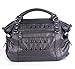 Leather Black Large Skull Studded Handbag and Tote Purse Fashion for Women Ladies Girls Crossbody Shoulder on Sale