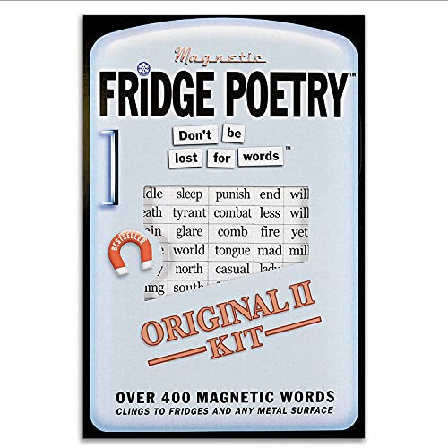 TMS Fridge Poetry | Magnetic Words | Novelty Words, Gift, Present, Poem, Muse, Magnet (Original II) โ image 1